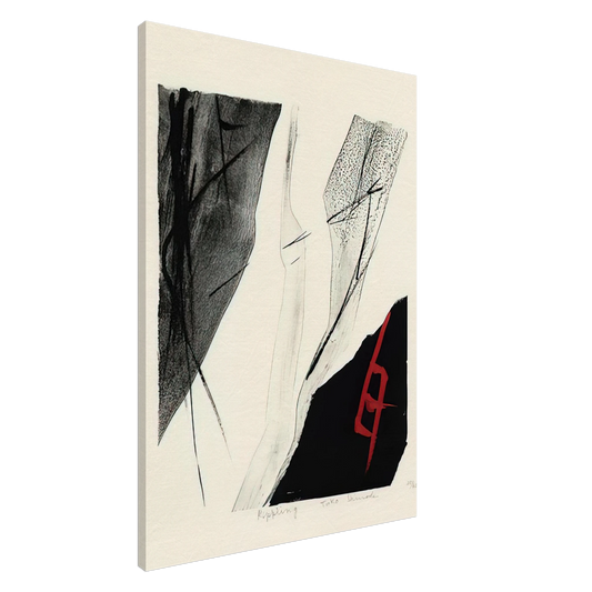 Toko Shinoda - Rippling - 1983 Canvas - 20x30 cm / 8x12 inches-canvas