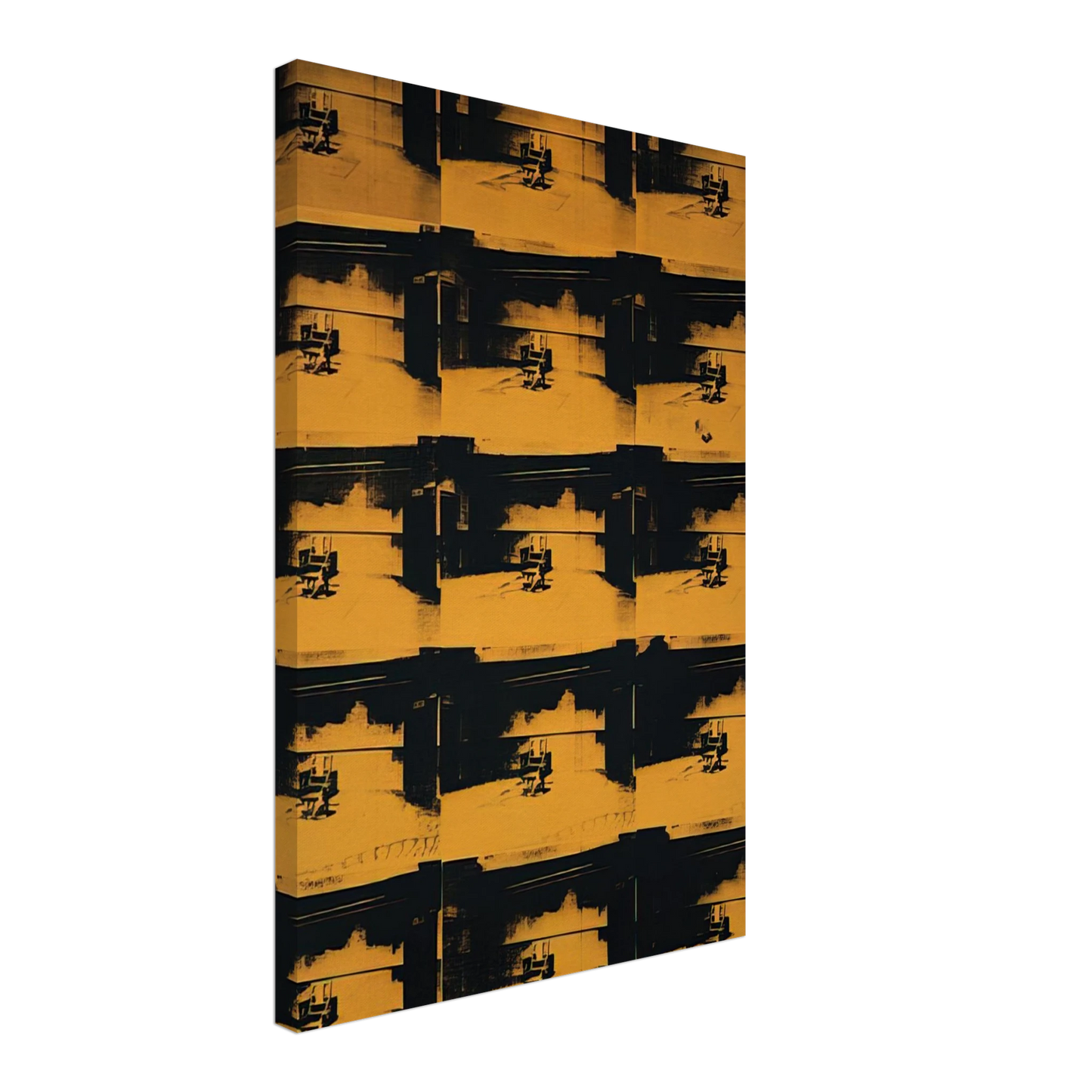 Andy Warhol - Orange Disaster Canvas - 70x100 cm / 28x40 inches-canvas