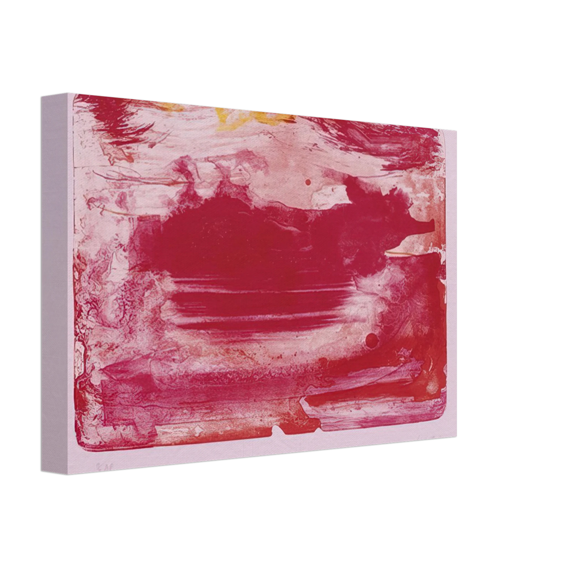 Helen Frankenthaler - The Red Sea - 1982 Canvas - 40x60 cm / 16x24 inches-canvas