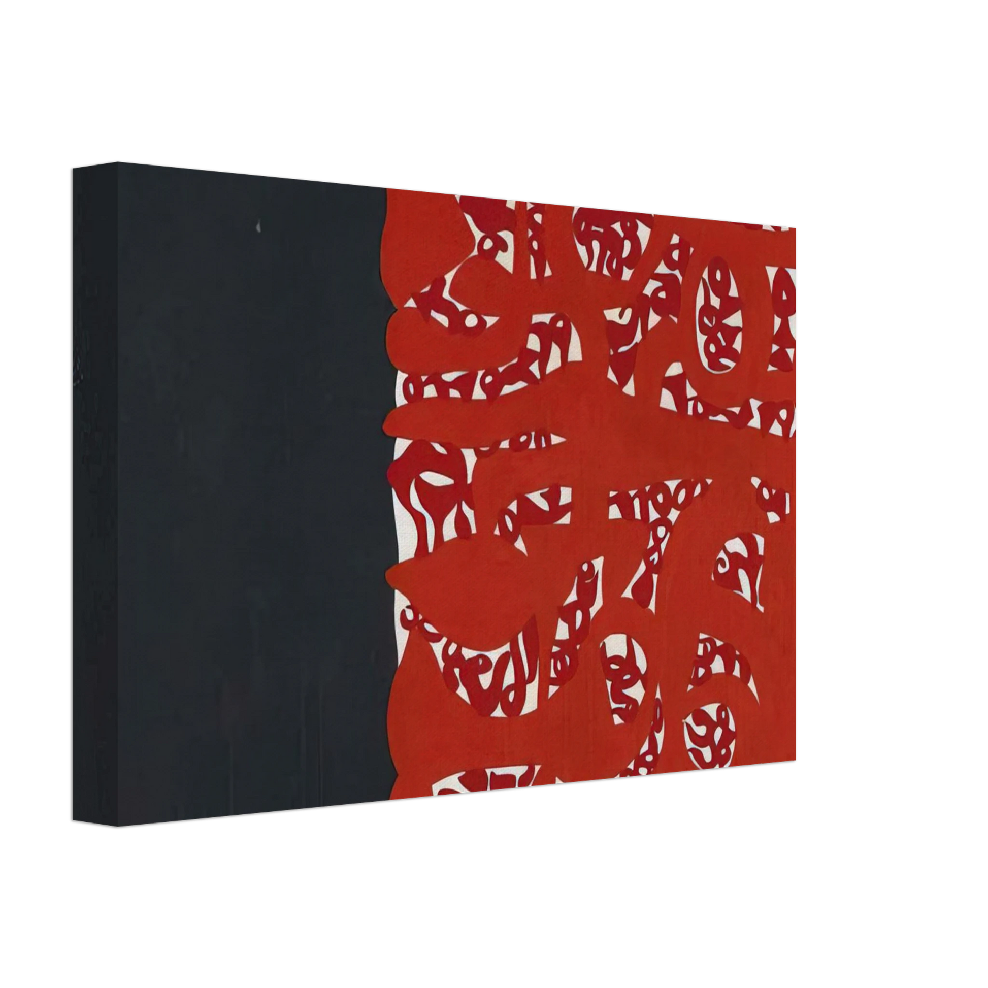 Carla Accardi - Rettangolo rosso - 1960 Canvas - 70x100 cm / 28x40 inches-canvas