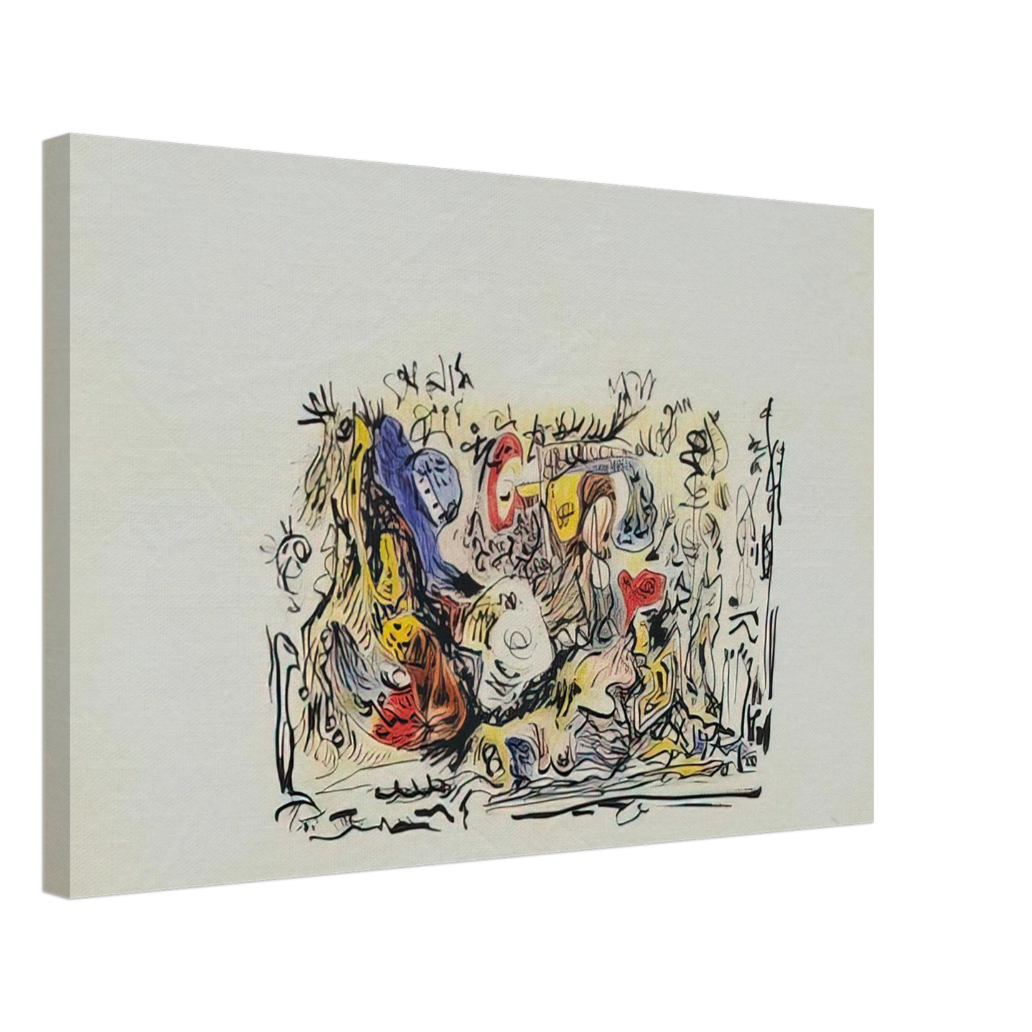 Jackson Pollock - UNTITLED Canvas - 70x100 cm / 28x40 inches-canvas