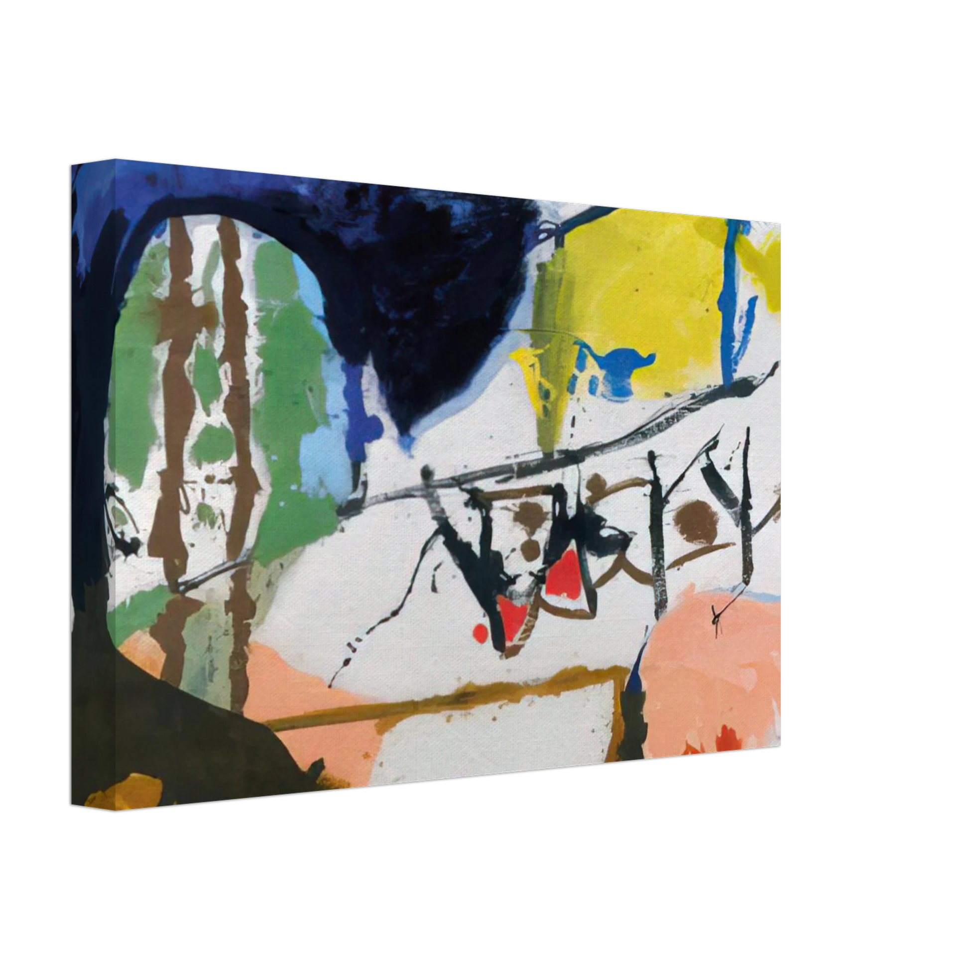 Helen Frankenthaler - Acres - 1959 Canvas - 70x100 cm / 28x40 inches-canvas