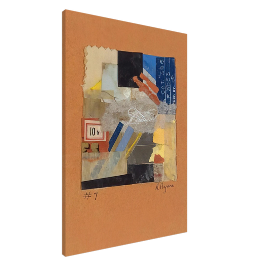 Anne Ryan - Number 7 - 1948 Canvas - 20x30 cm / 8x12 inches-canvas