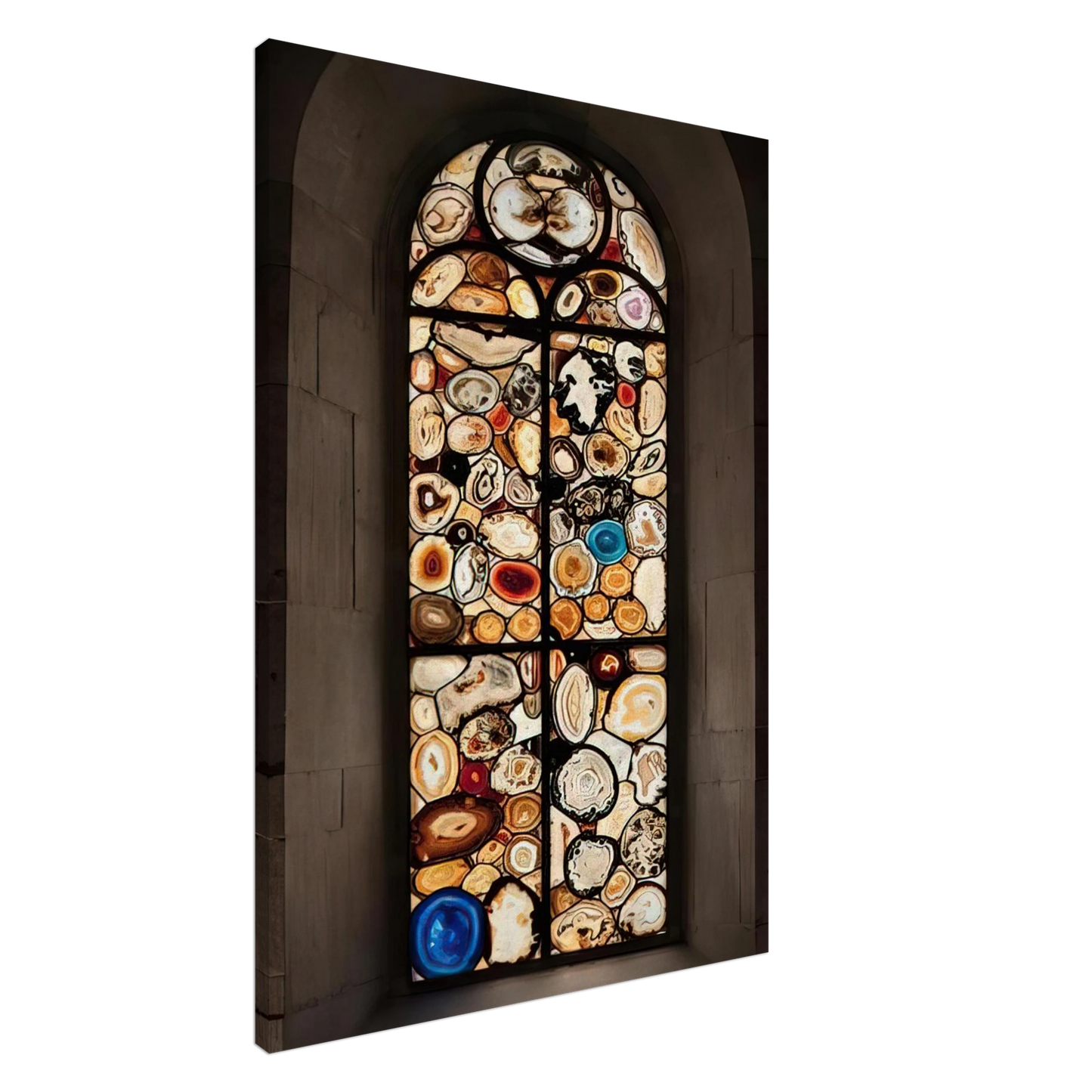 Sigmar Polke - AHATFENSTER 2009 4 Canvas - 20x30 cm / 8x12 inches-canvas