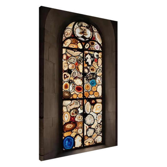 Sigmar Polke - AHATFENSTER 2009 4 Canvas - 20x30 cm / 8x12 inches-canvas