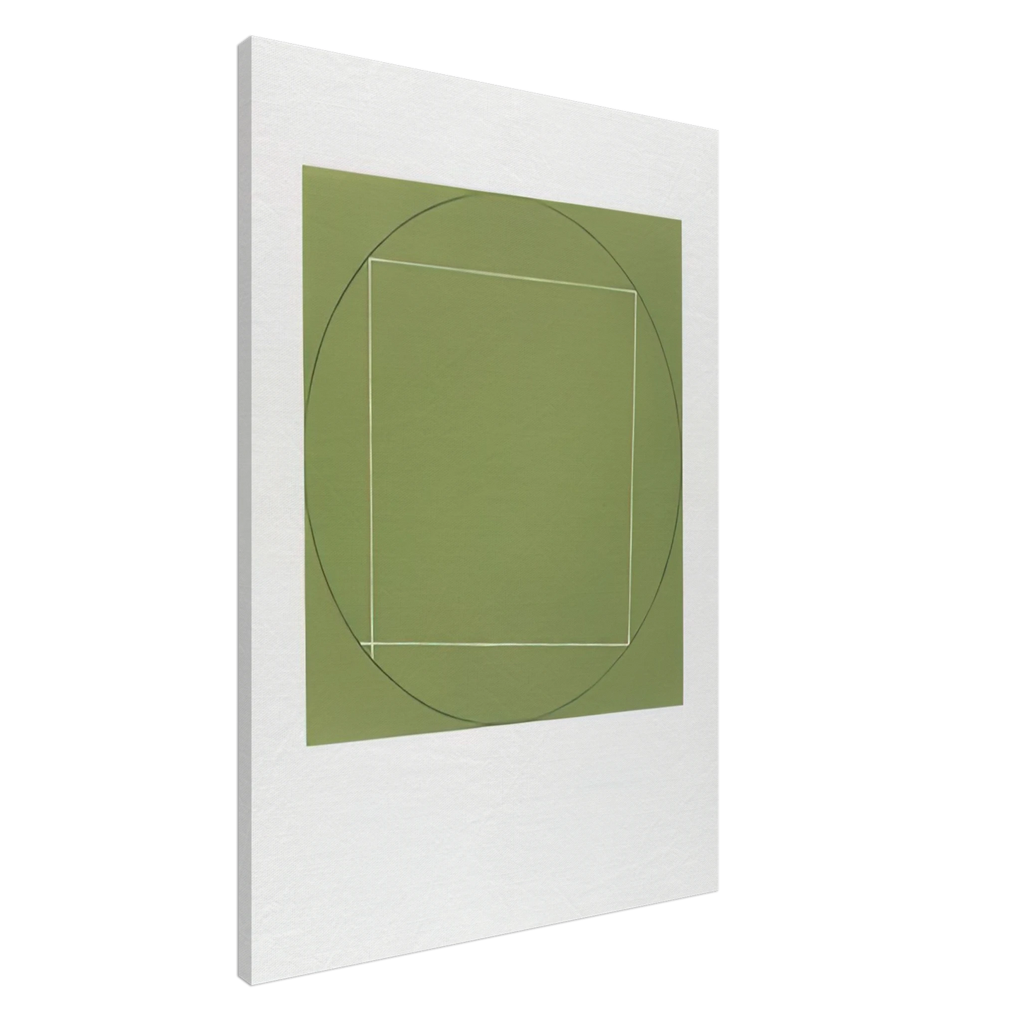 Robert Mangold - UNTITLED FROM SEVEN AQUATINTS 1973 Canvas - 20x30 cm / 8x12 inches-canvas