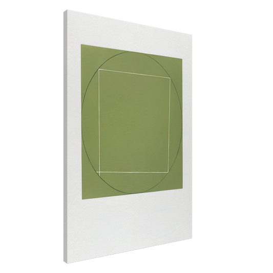 Robert Mangold - UNTITLED FROM SEVEN AQUATINTS 1973 Canvas - 20x30 cm / 8x12 inches-canvas