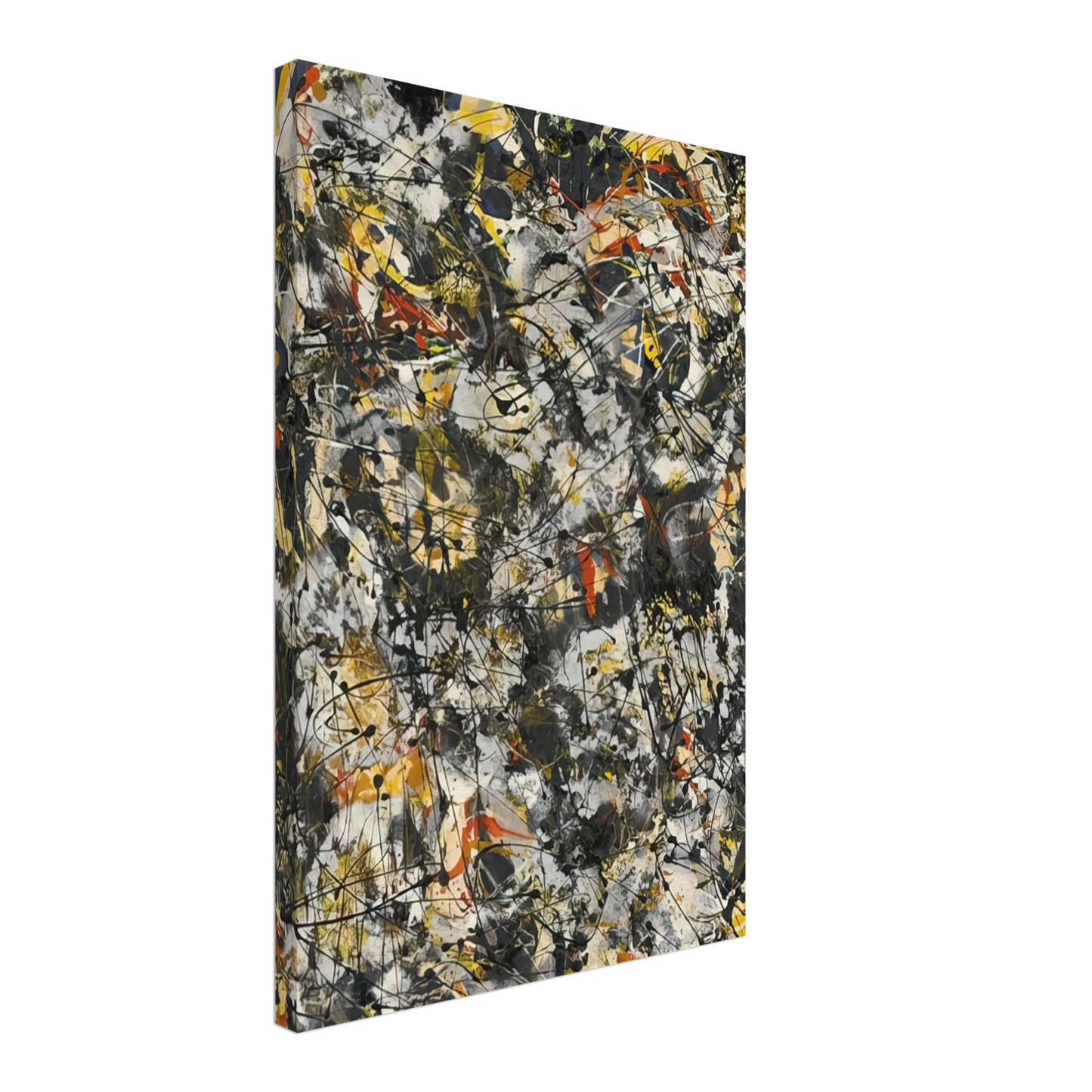 Jackson Pollock - NUMBER 4 1951 Canvas - 40x60 cm / 16x24 inches-canvas