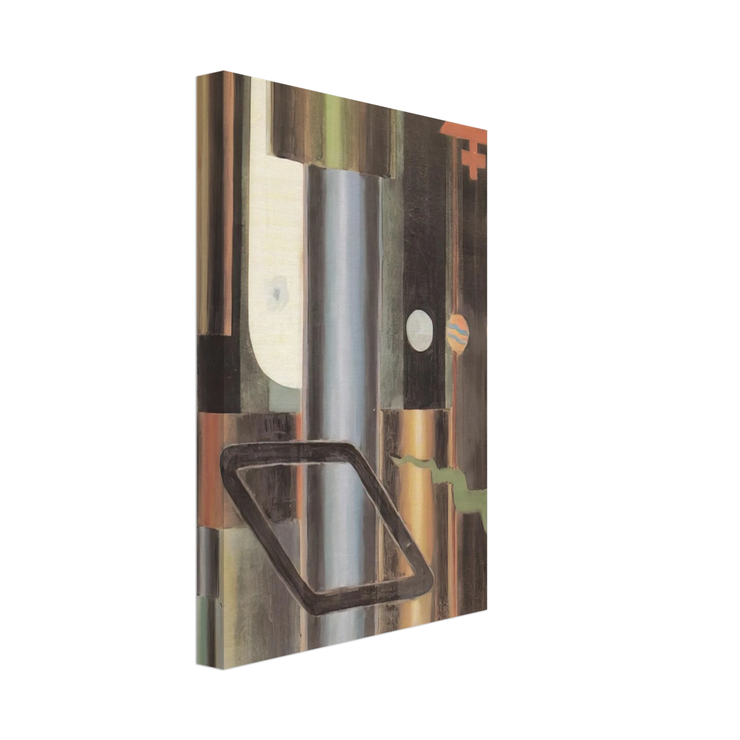 Julius Evola - La libra s'infiamma e le piramidi - 1921 Canvas - 40x60 cm / 16x24 inches-canvas