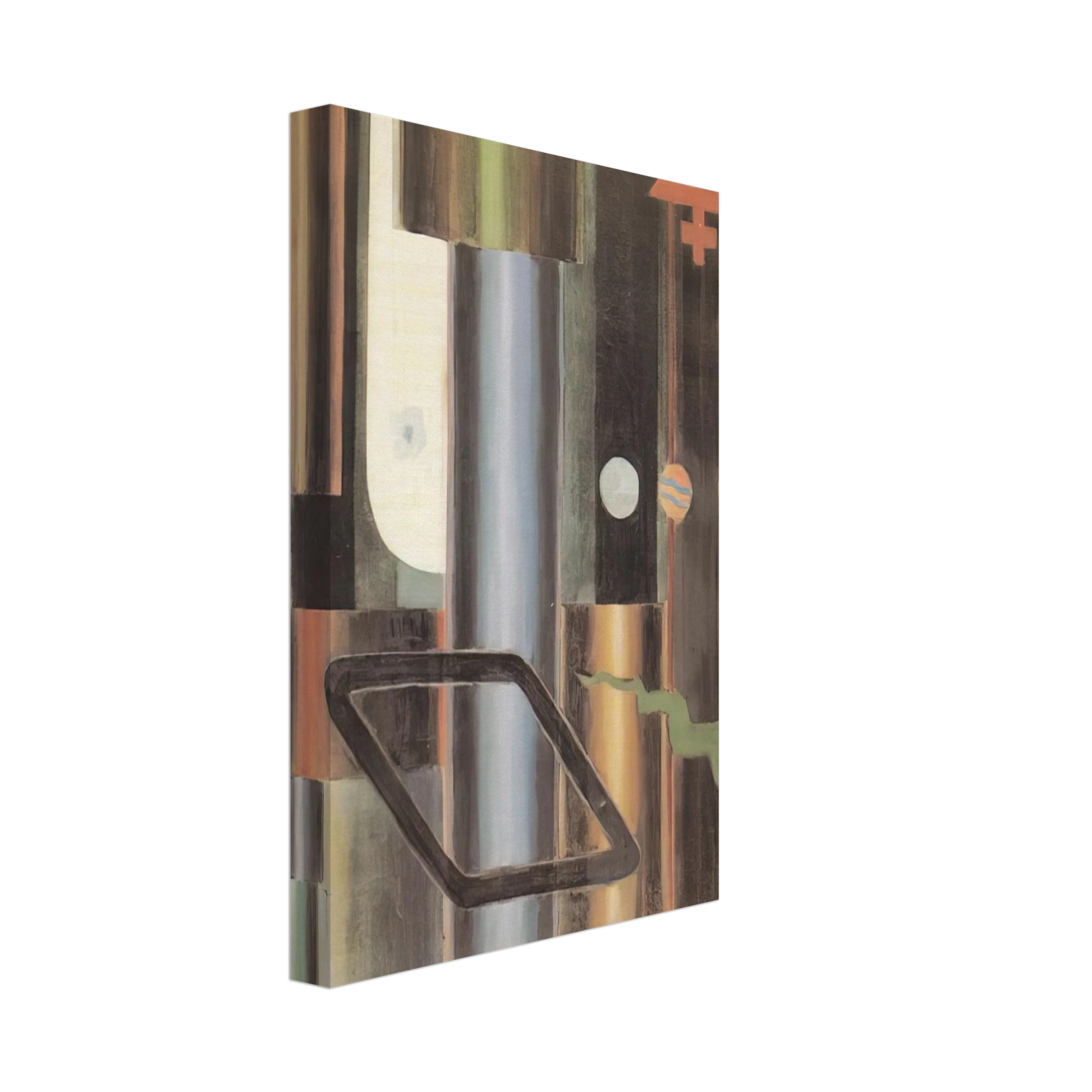 Julius Evola - La libra s'infiamma e le piramidi - 1921 Canvas - 40x60 cm / 16x24 inches-canvas