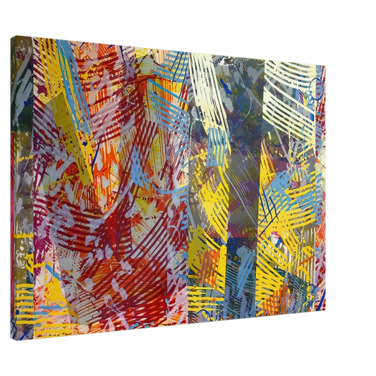 Sam Gilliam - Pretty Boxes Canvas - 20x30 cm / 8x12 inches-canvas