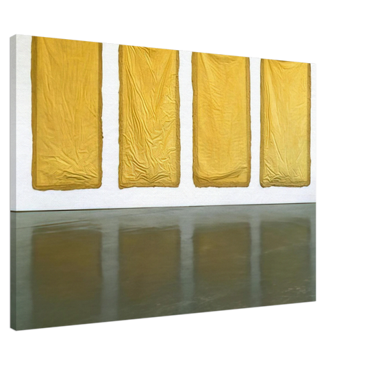 Eva Hesse - AUGHT 1968 Canvas - 20x30 cm / 8x12 inches-canvas