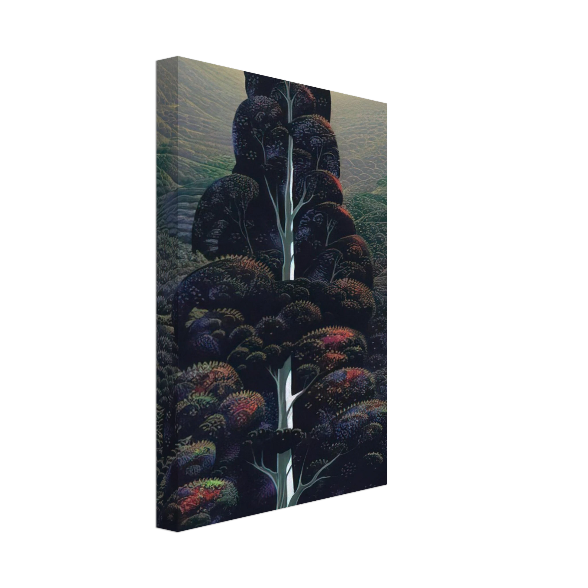 Eyvind Earle - Reaching for the Sky Canvas - 70x100 cm / 28x40 inches-canvas