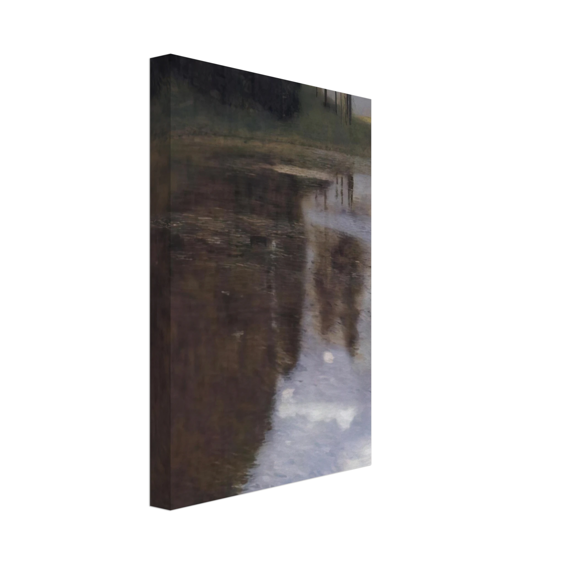 Gustav Klimt - QUIET POND IN THE PARK OF APPEAL Canvas - 40x60 cm / 16x24 inches-canvas