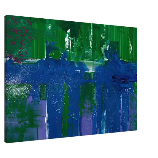 Helen Frankenthaler - Grotto, 1990- Canvas - 20x30 cm / 8x12 inches-canvas