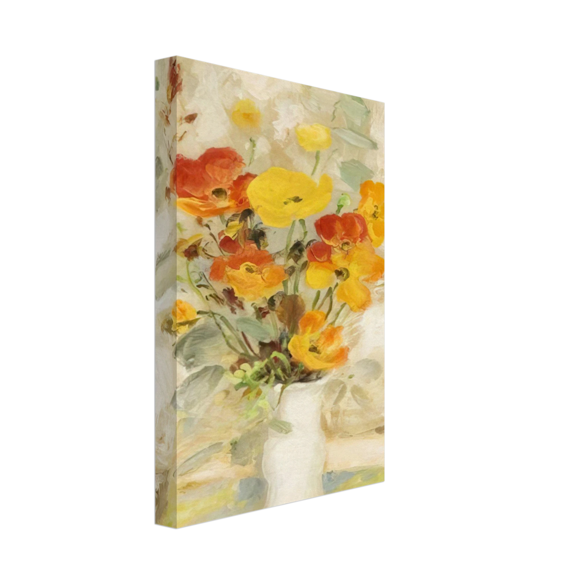 Le Pho - Les Poppies - Post-Impressionism Canvas - 70x100 cm / 28x40 inches-canvas