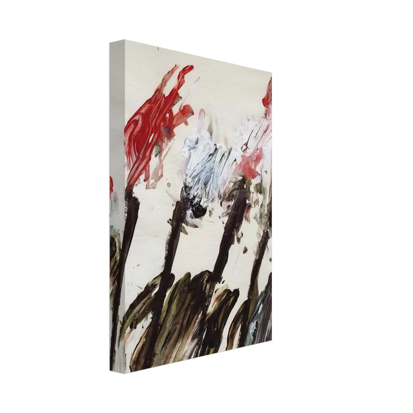 Cy Twombly - Nicola's Irises Canvas - 40x60 cm / 16x24 inches-canvas