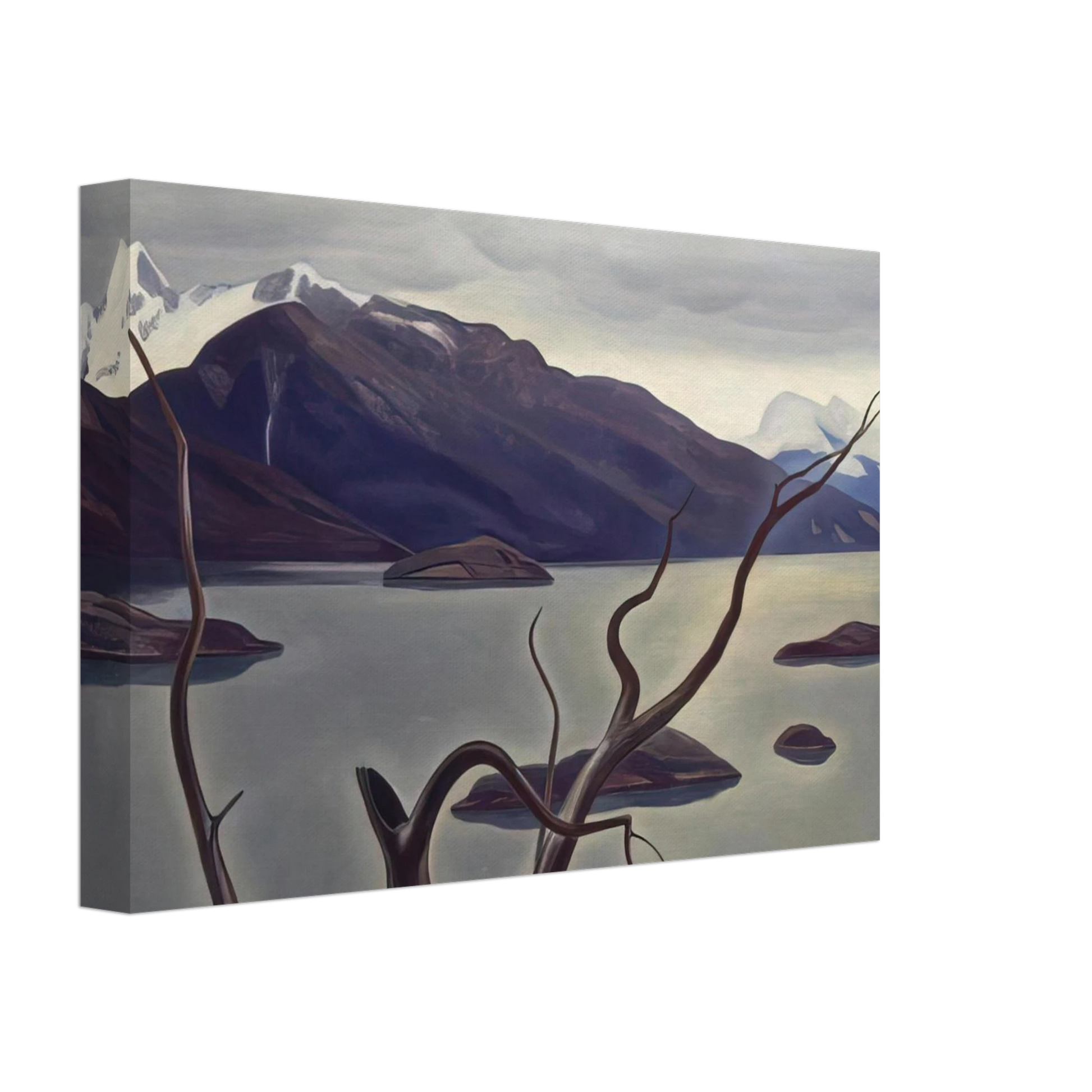 Rockwell Kent - Admiralty Sound, Tierra Del Fuego Canvas - 40x60 cm / 16x24 inches-canvas