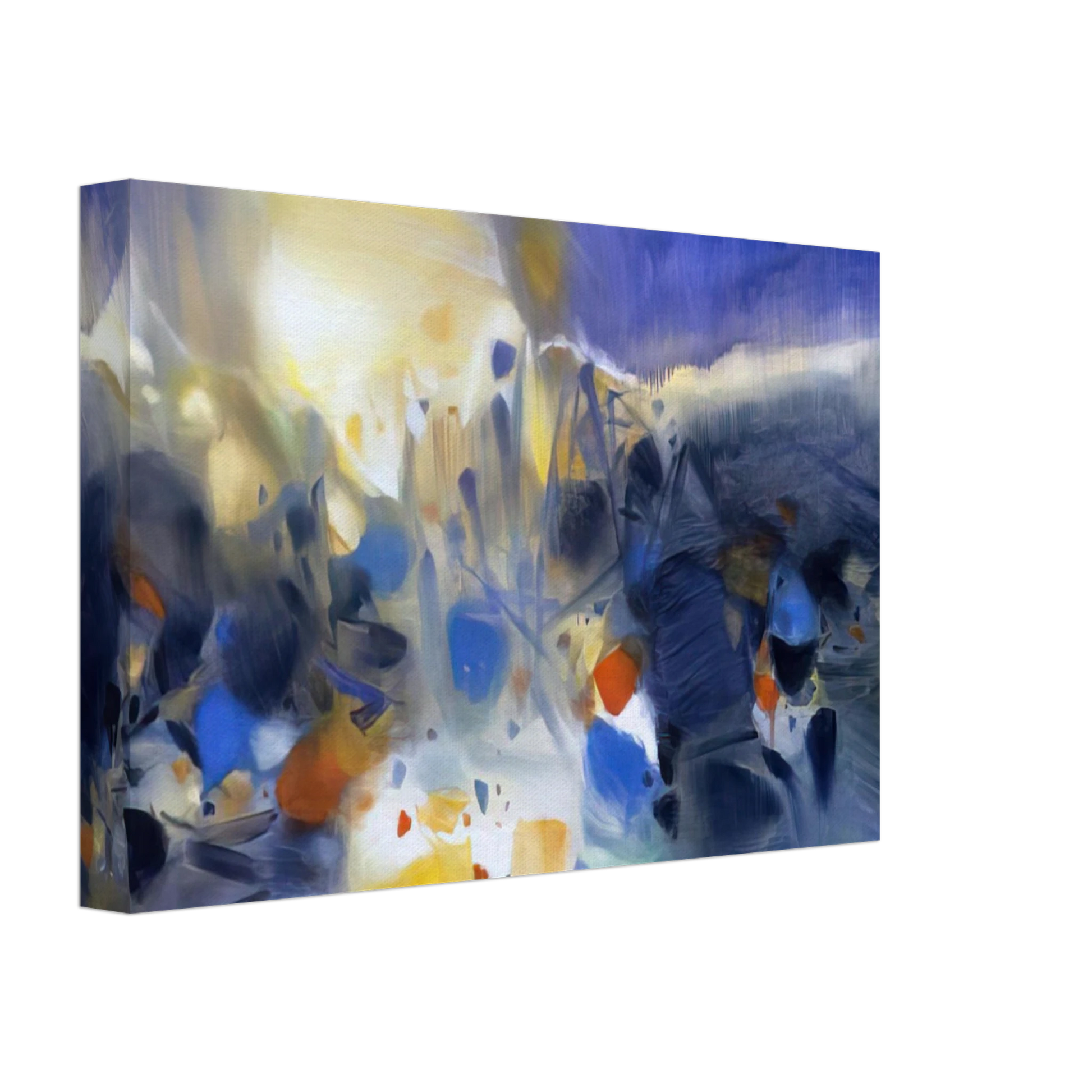 Chu teh Chun - LA VIE QUI ANIME LES NUAGES 2006 Canvas - 70x100 cm / 28x40 inches-canvas