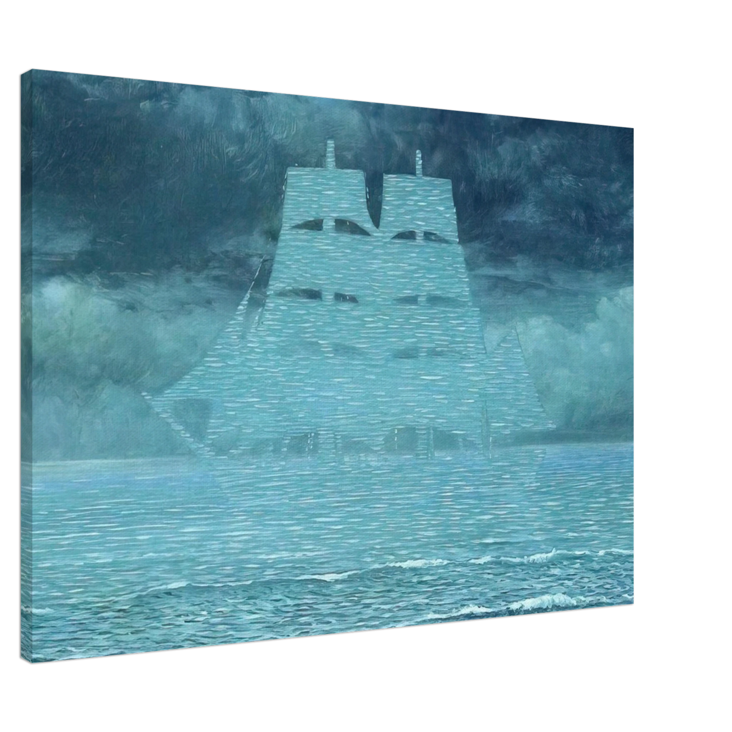 Rene Magritte - THE SEDUCER 1953 1 Canvas - 20x30 cm / 8x12 inches-canvas