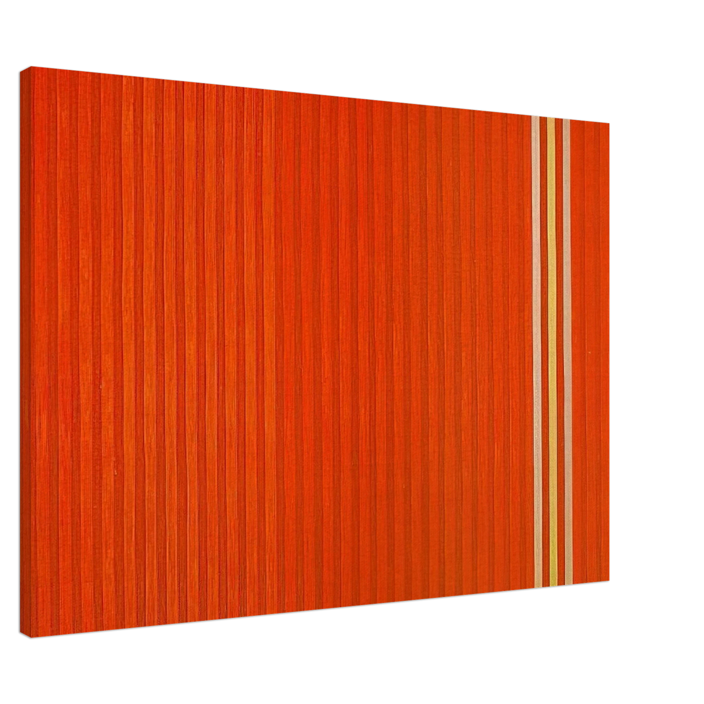 Gene Davis - Red Devil - 1959 Canvas - 20x30 cm / 8x12 inches-canvas