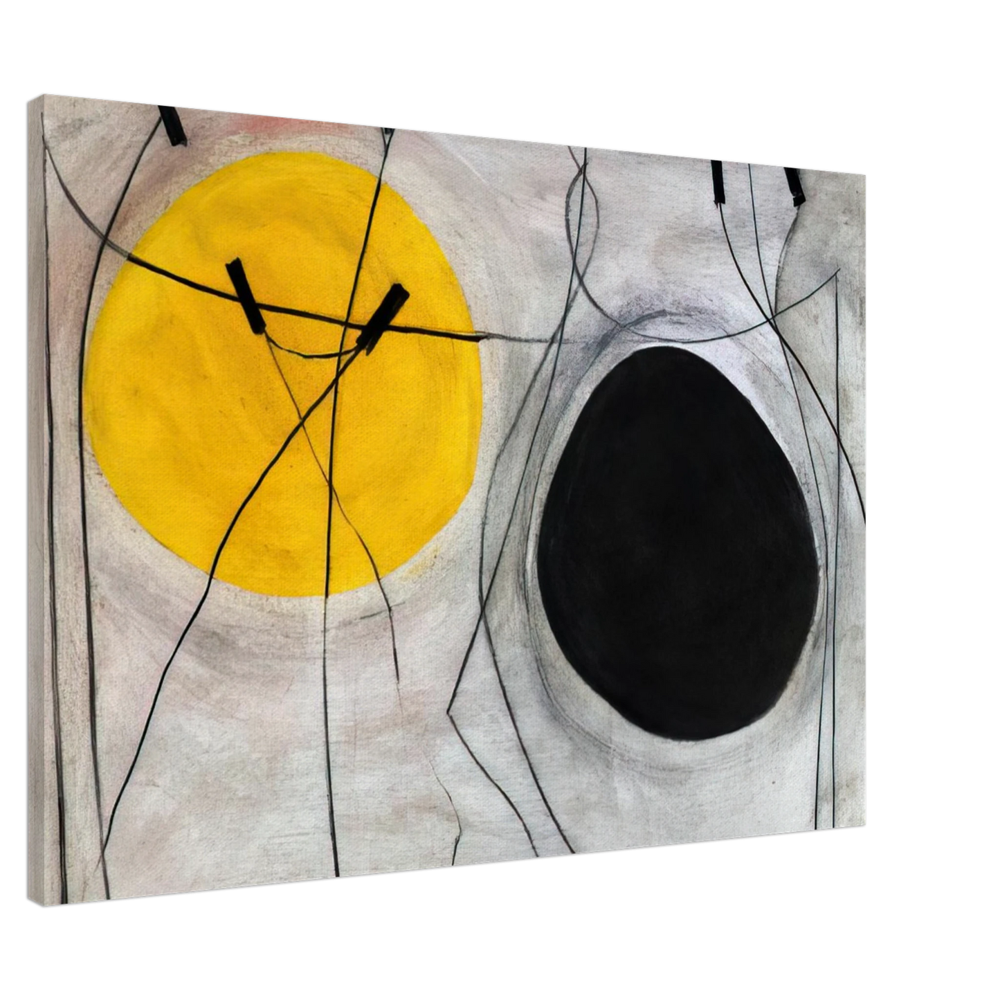 Bice Lazzari - Senza titolo - 1952 Canvas - 20x30 cm / 8x12 inches-canvas