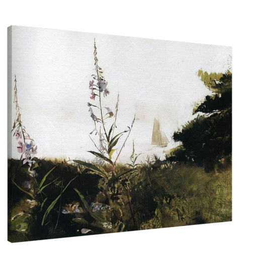 Andrew Wyeth - UNDER SAIL Canvas - 20x30 cm / 8x12 inches-canvas