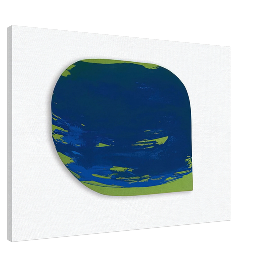 Blinky Palermo - Blau auf Grun - 1965 Canvas - 20x30 cm / 8x12 inches-canvas