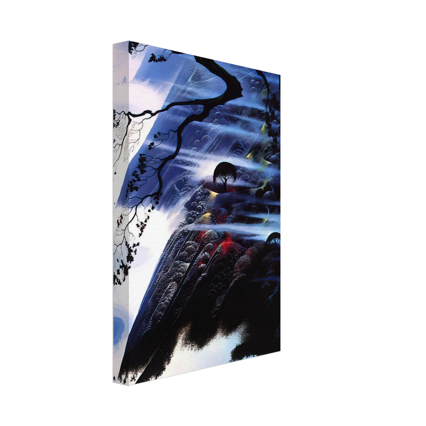 Eyvind Earle - Fog Light Canvas - 40x60 cm / 16x24 inches-canvas