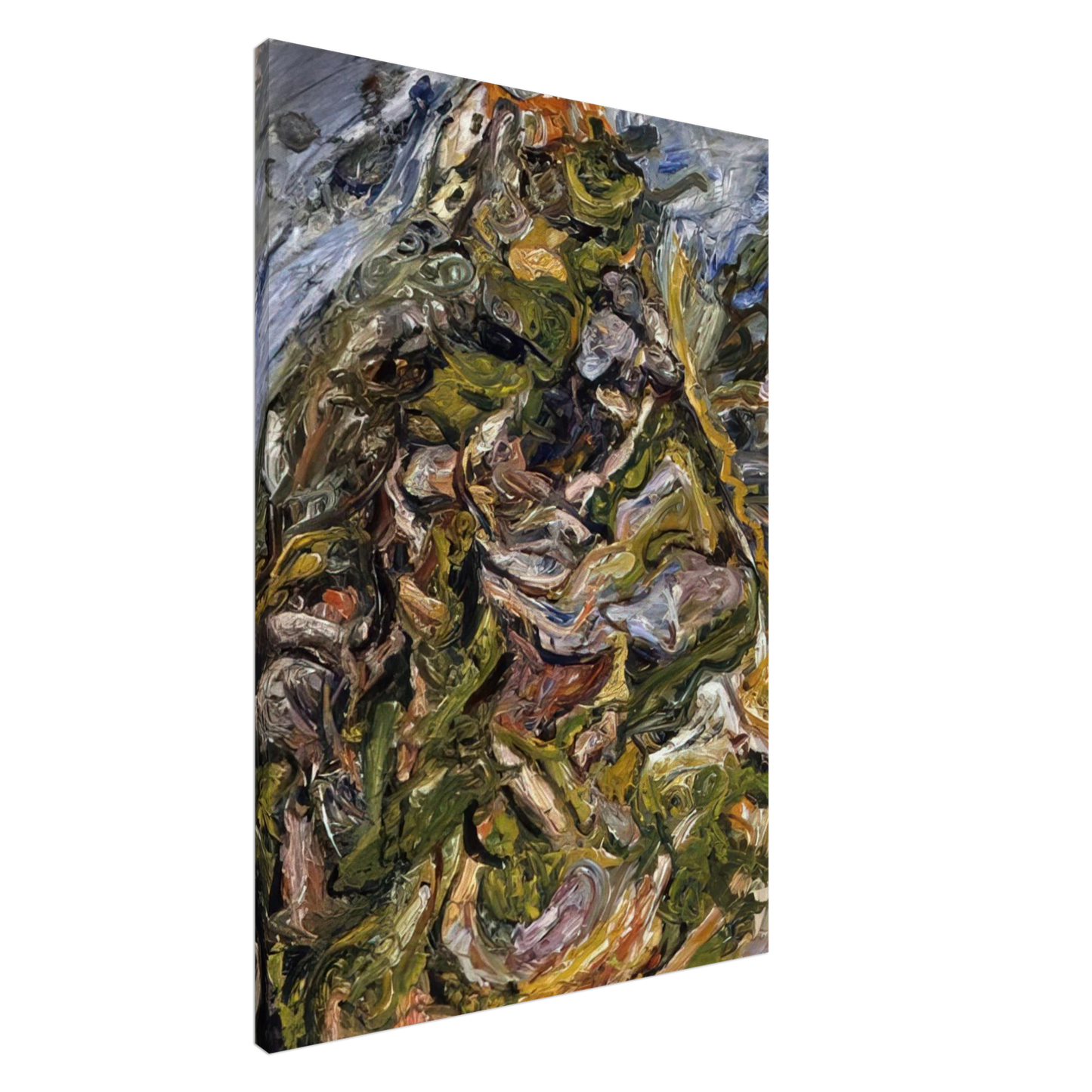 Chaim Soutine - HILL AT CERET 1921 Canvas - 20x30 cm / 8x12 inches-canvas