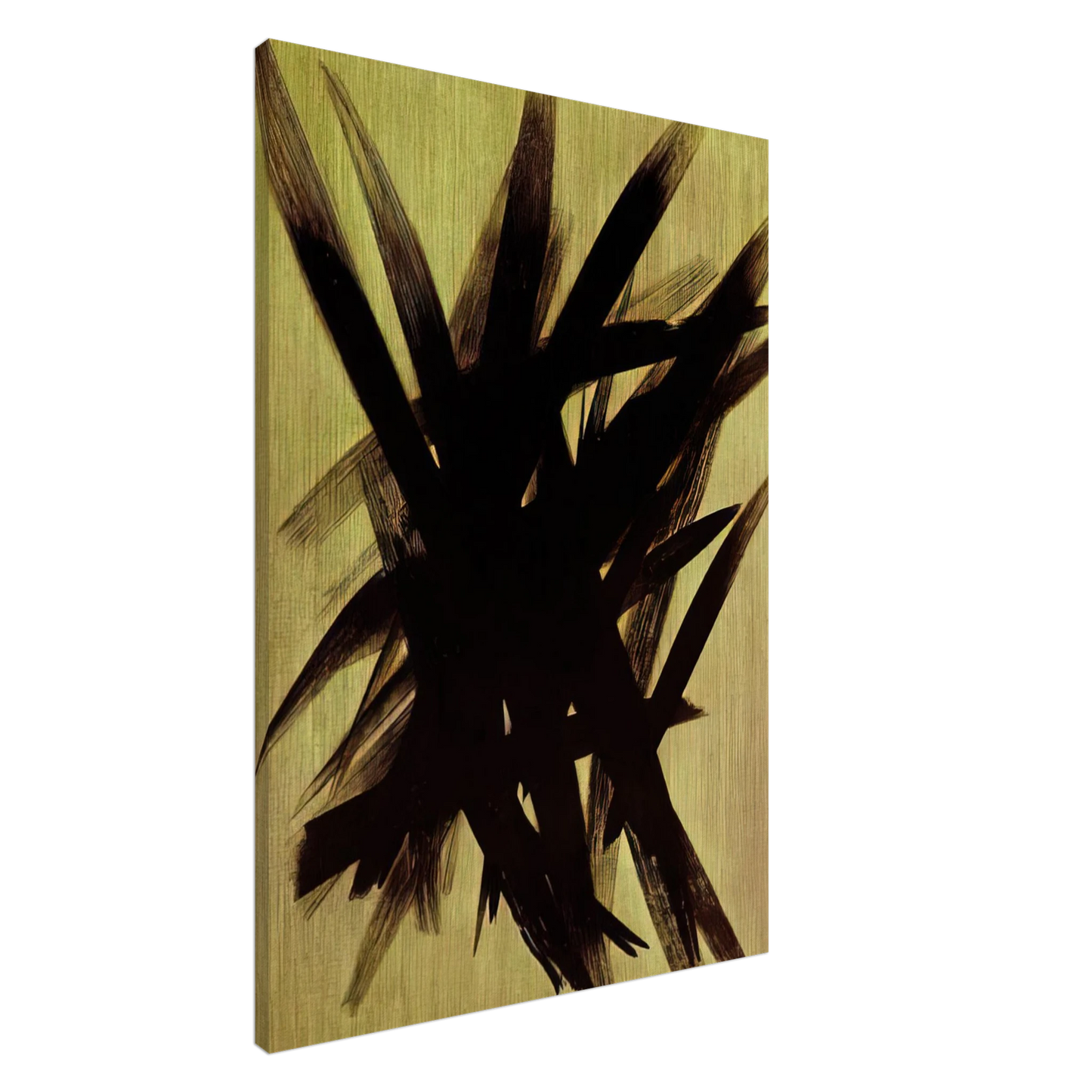 Hans Hartung - Untitled T1955-23 - 1955 Canvas - 20x30 cm / 8x12 inches-canvas