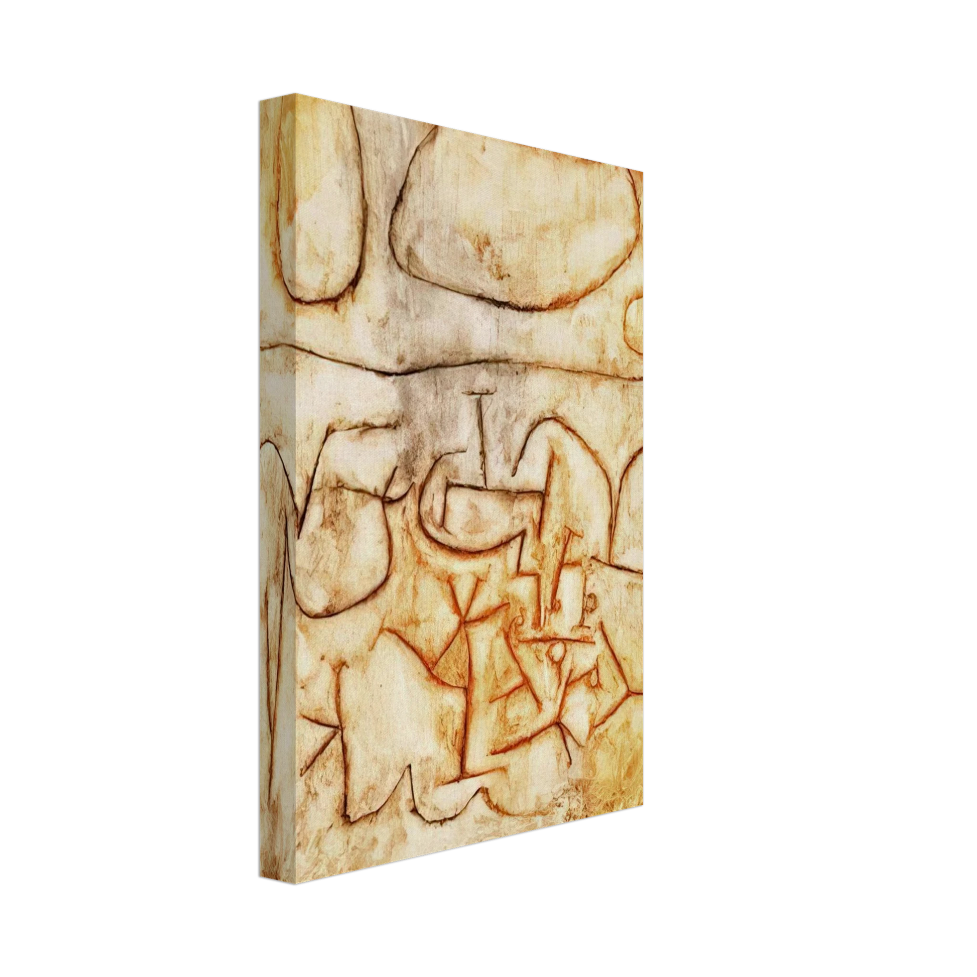 Paul Klee - HISTORIC GROUND 1939 Canvas - 40x60 cm / 16x24 inches-canvas