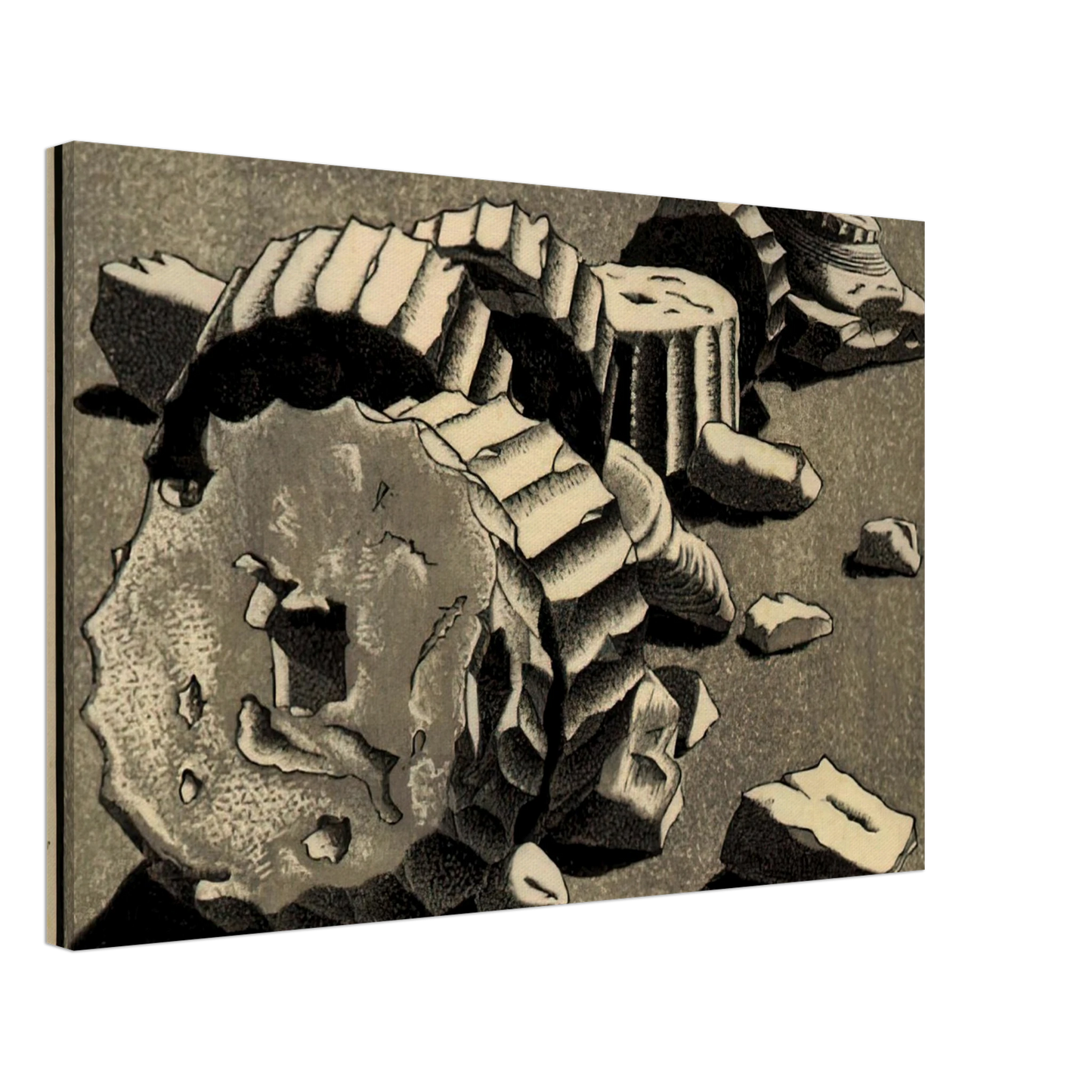 MC Escher - SELINUNTE SICILY OCTOBER 1935 1935 Canvas - 70x100 cm / 28x40 inches-canvas