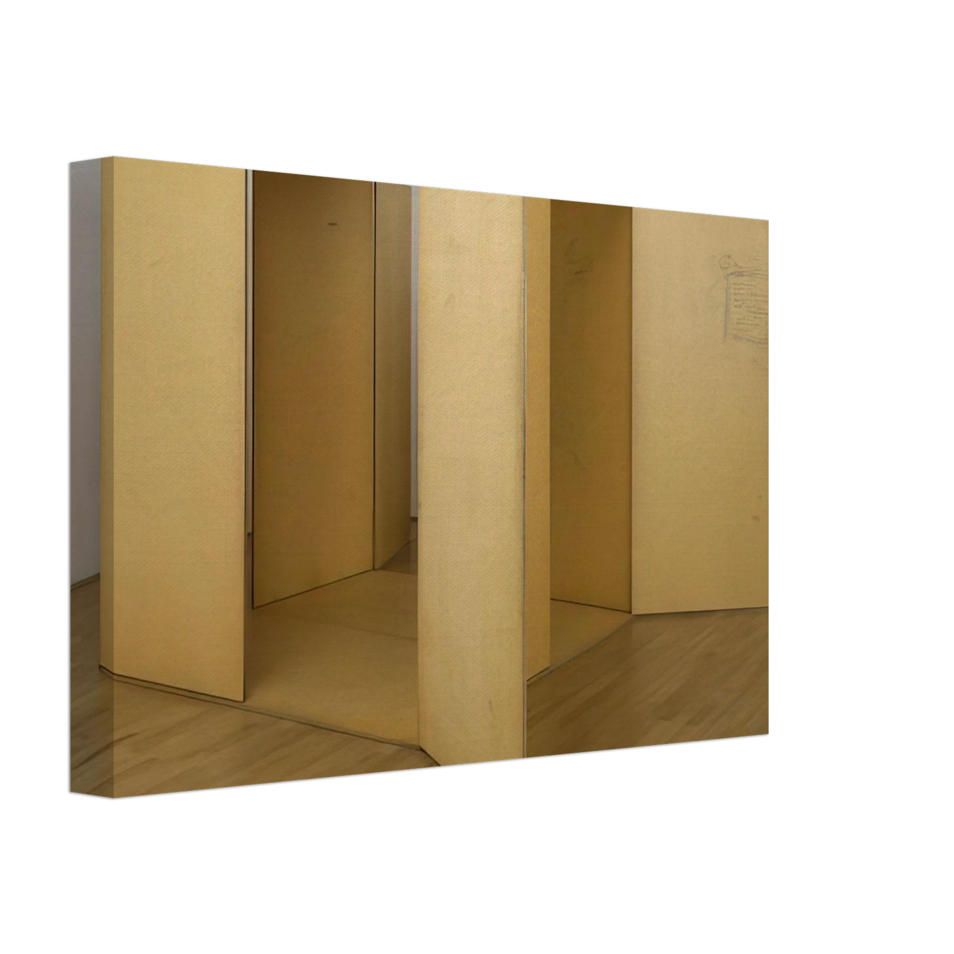 Charlotte Posenenske - Prototype for Revolving Vane - 1968 Canvas - 40x60 cm / 16x24 inches-canvas