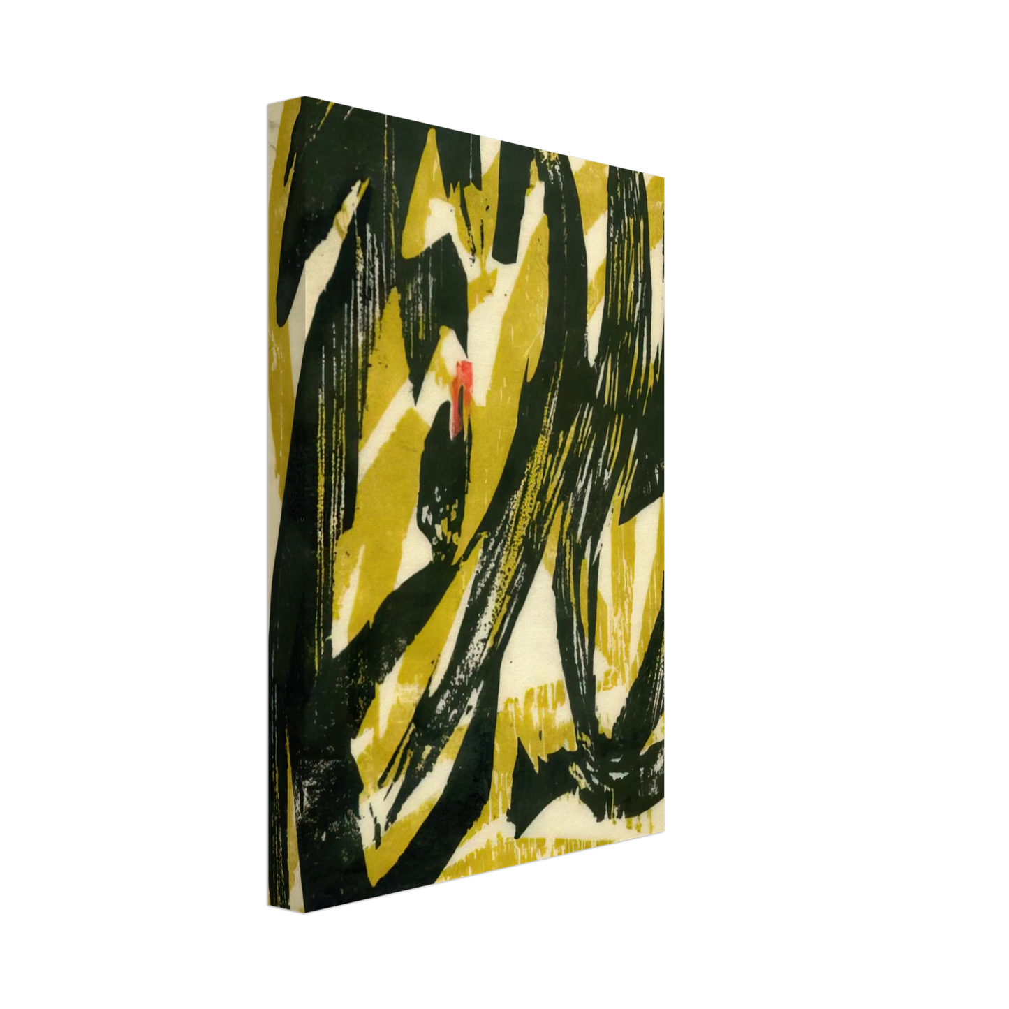 Adja Yunkers - Landscape - 1955 Canvas - 70x100 cm / 28x40 inches-canvas