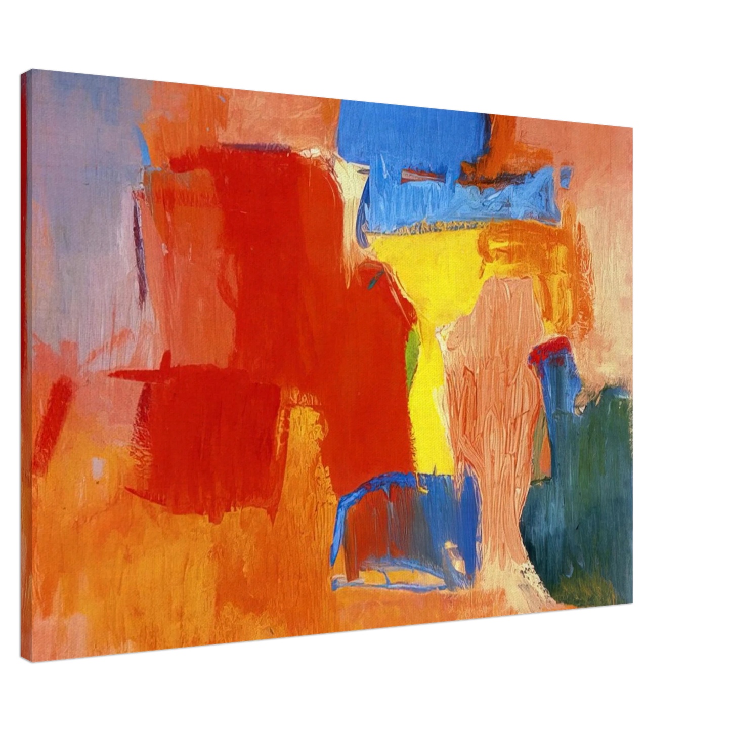 Esteban Vicente - UNTITLED 1959 Canvas - 20x30 cm / 8x12 inches-canvas