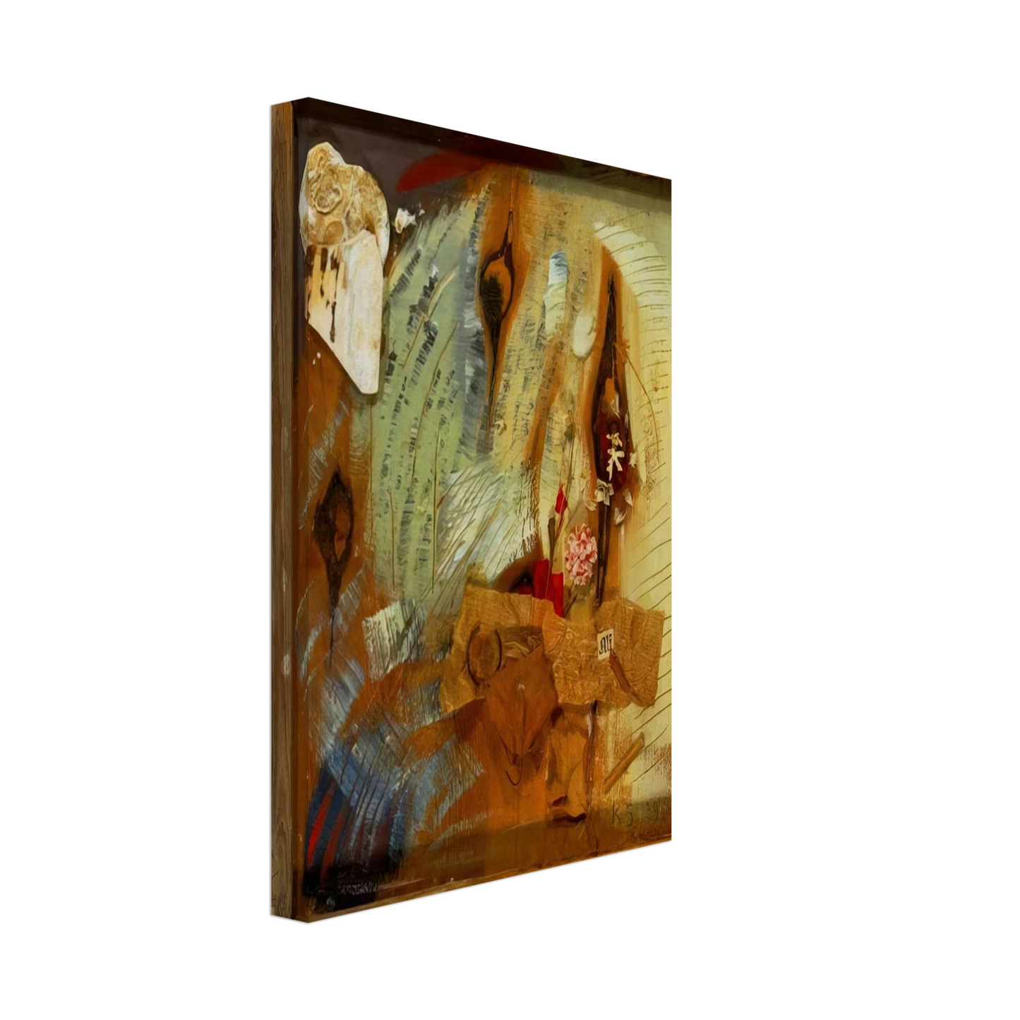 Kurt Schwitters - MERZBILD ALF 1939 Canvas - 70x100 cm / 28x40 inches-canvas