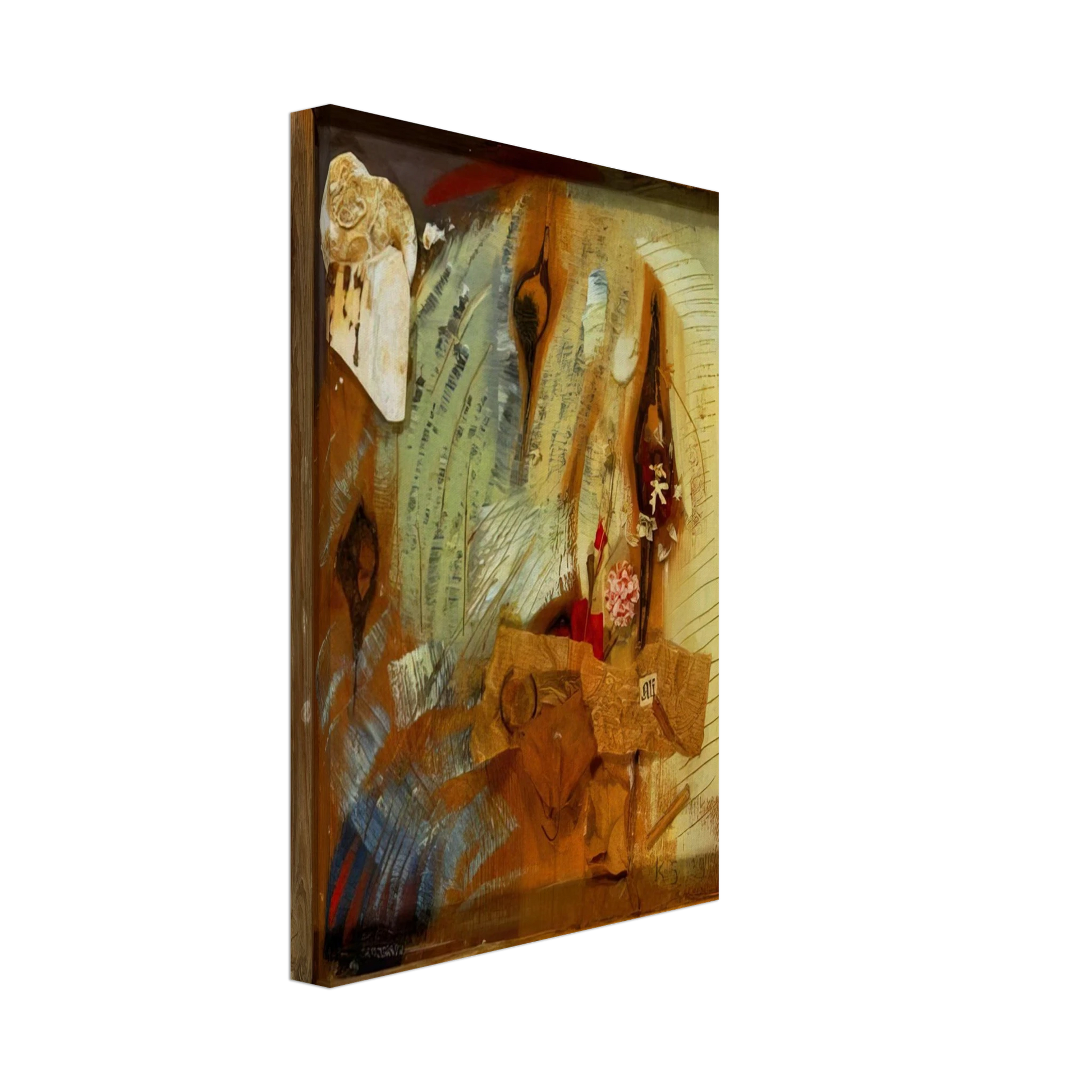 Kurt Schwitters - MERZBILD ALF 1939 Canvas - 70x100 cm / 28x40 inches-canvas
