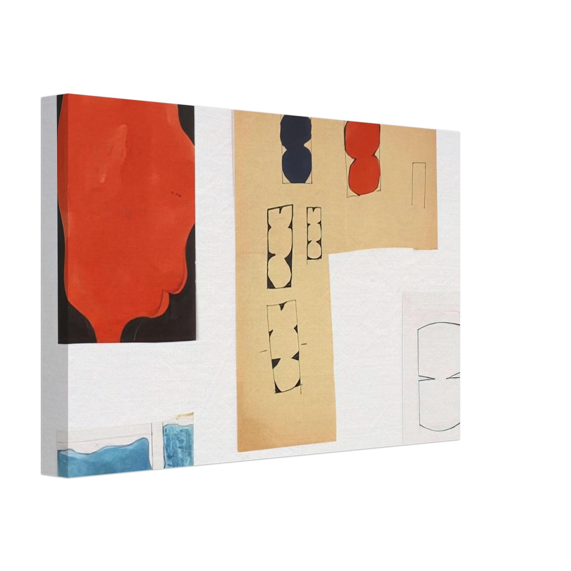 Ellsworth Kelly - Tablet #91 Canvas - 40x60 cm / 16x24 inches-canvas