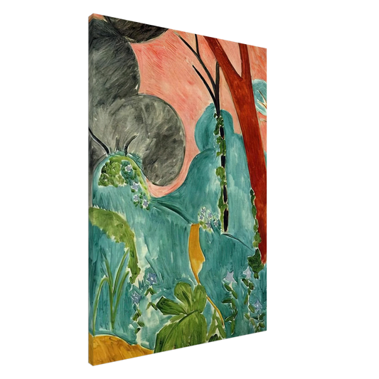 Henri Matisse - MORACCAN GARDEN 1912 Canvas - 20x30 cm / 8x12 inches-canvas