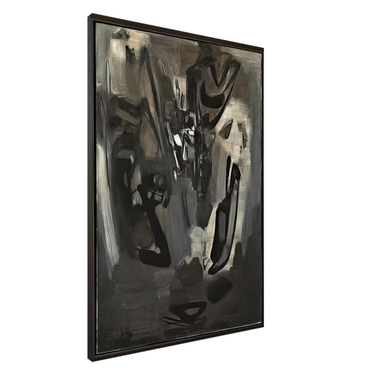 Chu teh Chun - COMPOSITION 1959 Canvas - 20x30 cm / 8x12 inches-canvas