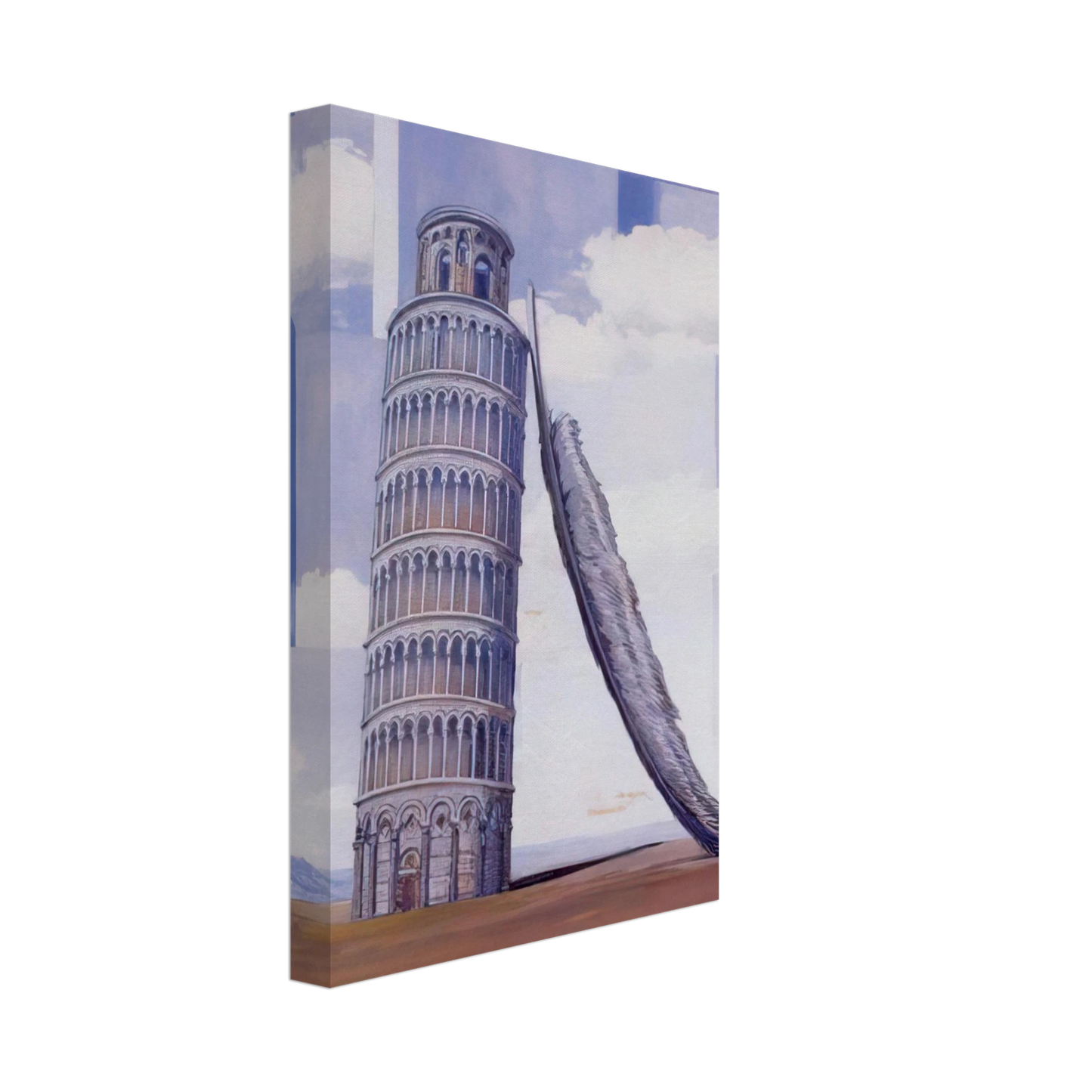 Rene Magritte - MEMORY OF A JOURNEY 1955 Canvas - 40x60 cm / 16x24 inches-canvas