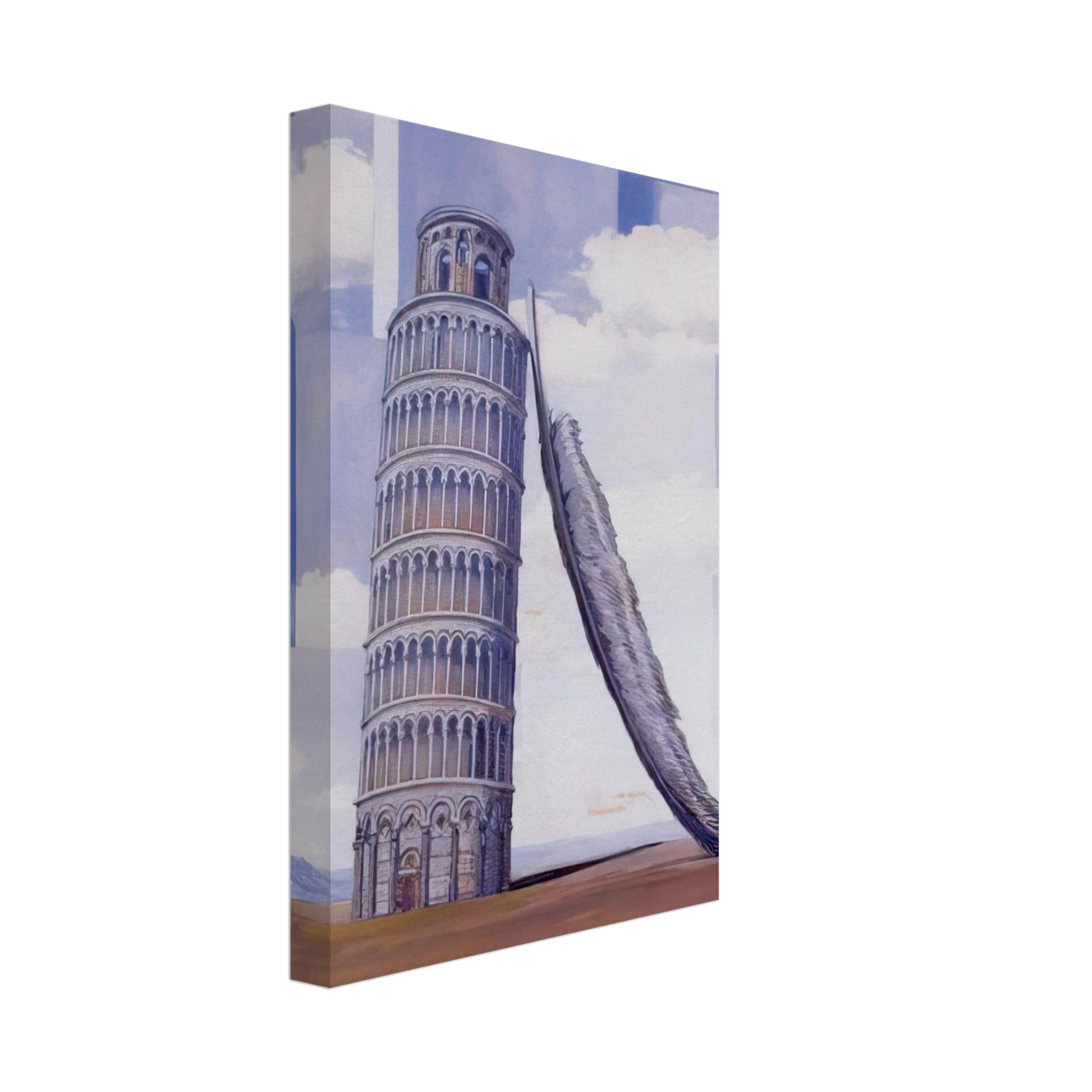 Rene Magritte - MEMORY OF A JOURNEY 1955 Canvas - 40x60 cm / 16x24 inches-canvas