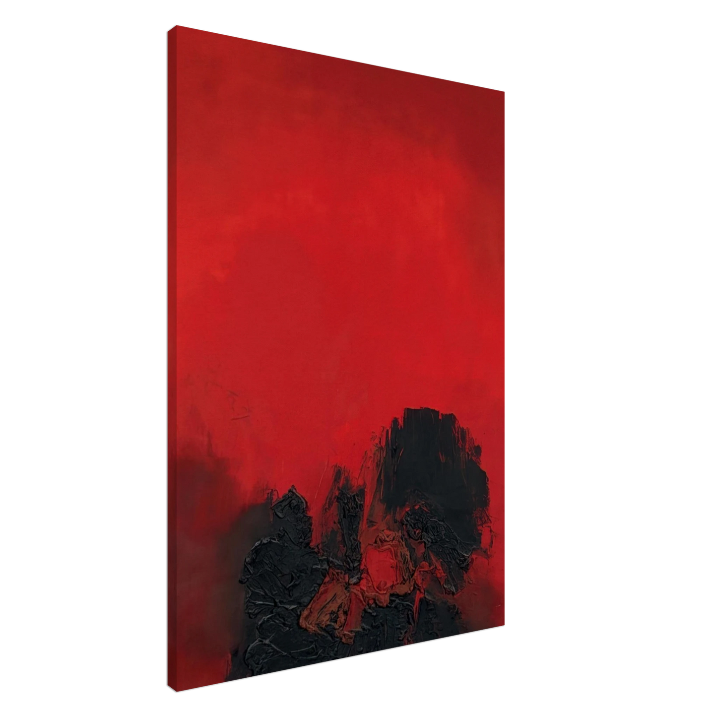 Luis Feito - UNTITLED 1961 Canvas - 20x30 cm / 8x12 inches-canvas