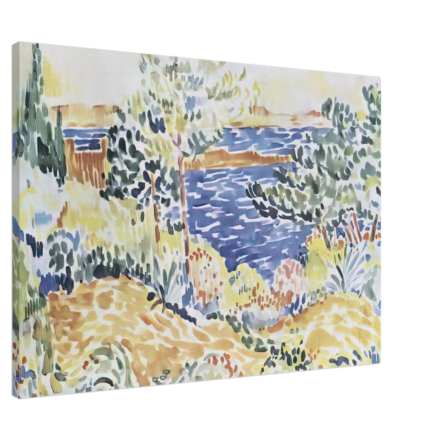 Henri-Edmond Cross - Lavender Canvas - 20x30 cm / 8x12 inches-canvas