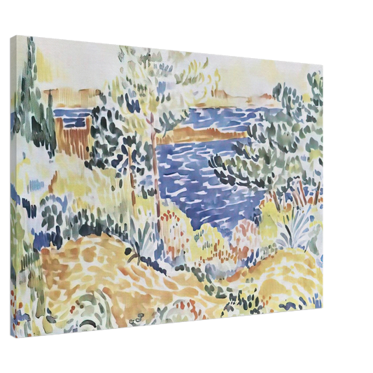 Henri-Edmond Cross - Lavender Canvas - 20x30 cm / 8x12 inches-canvas