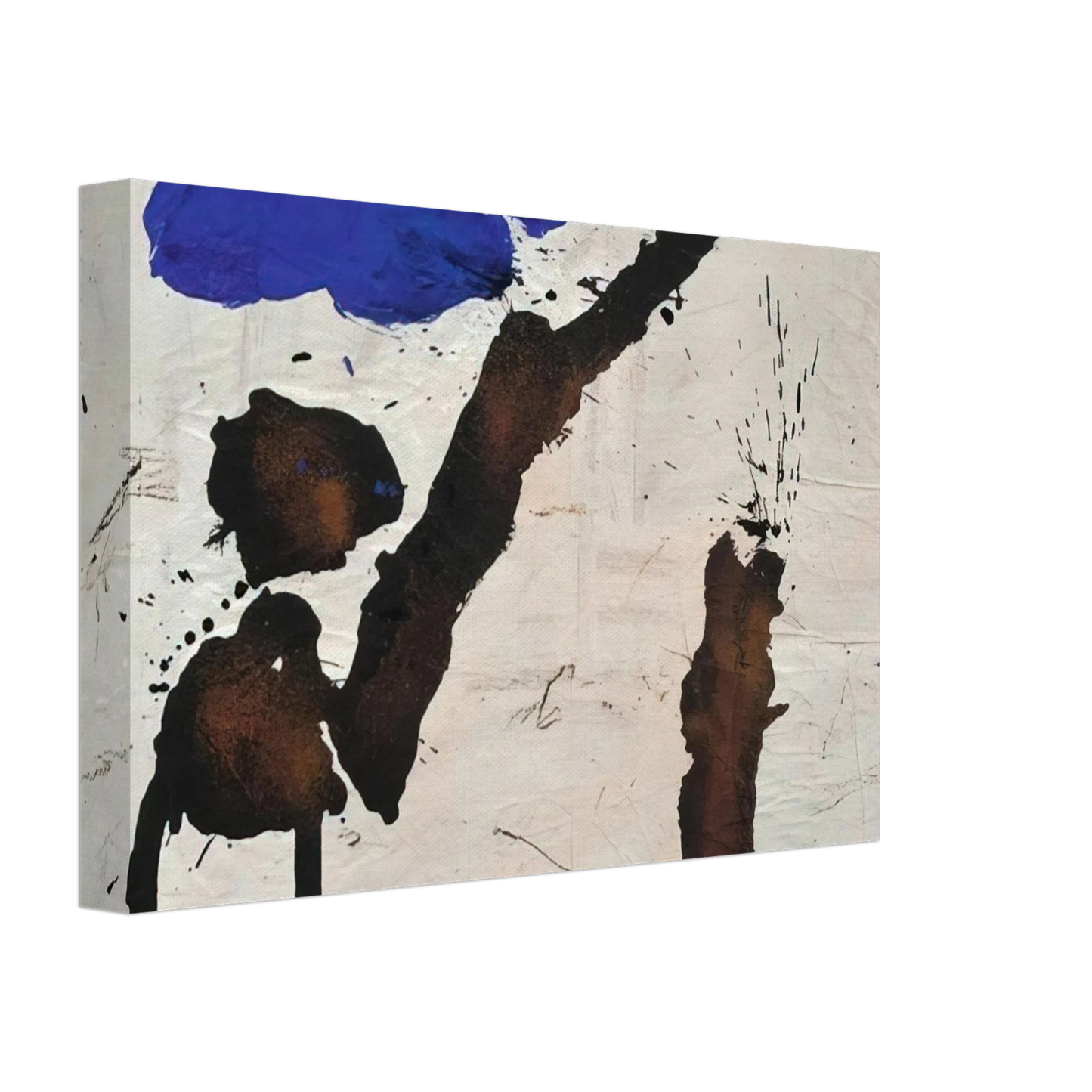 Emil Schumacher - Gc-17 - 1990 Canvas - 40x60 cm / 16x24 inches-canvas