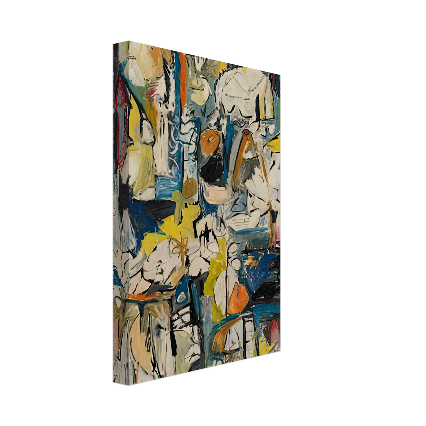 Helen Frankenthaler - Village, 1951- Canvas - 70x100 cm / 28x40 inches-canvas