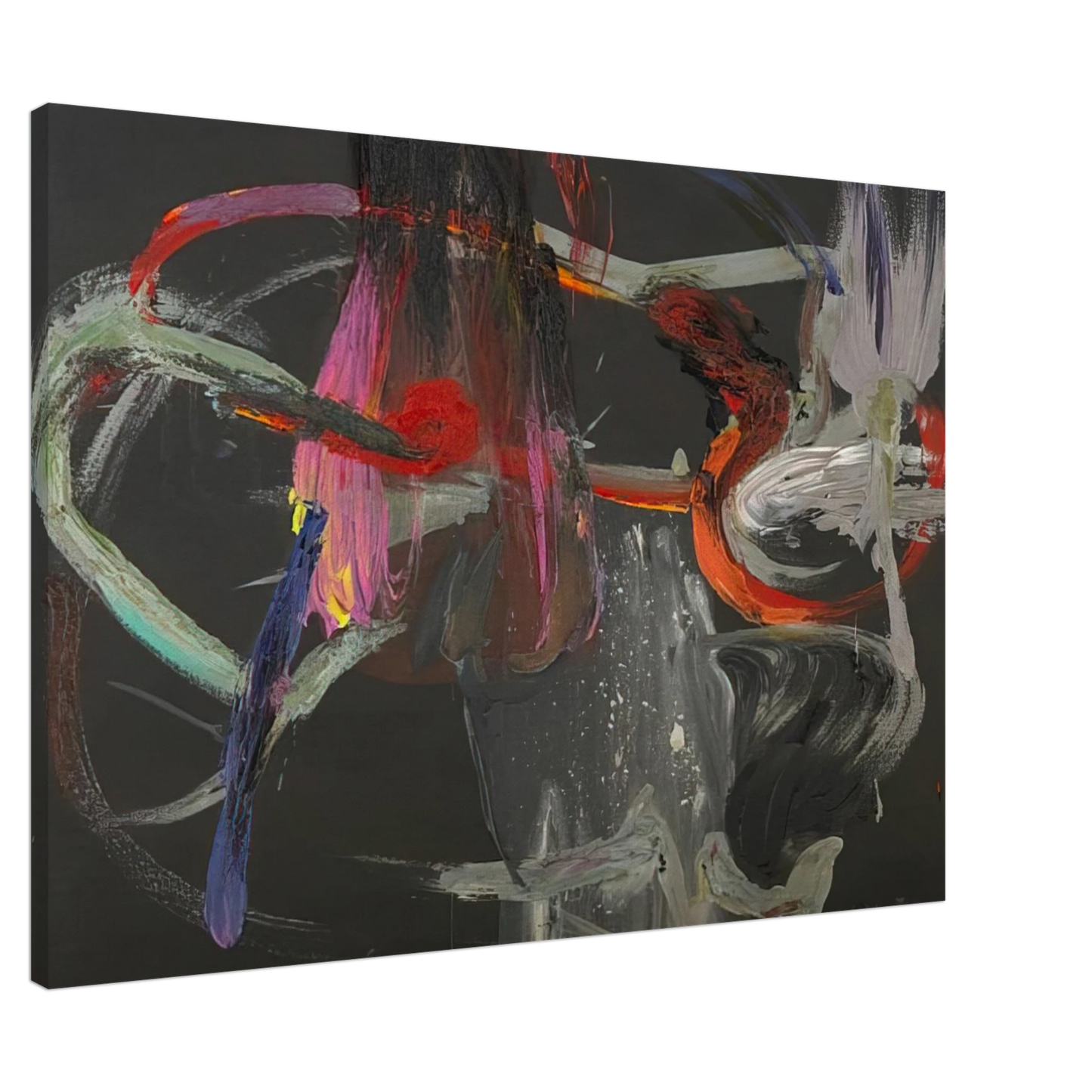 Stephen Mueller - I Saw That #281 - 1984 Canvas - 20x30 cm / 8x12 inches-canvas