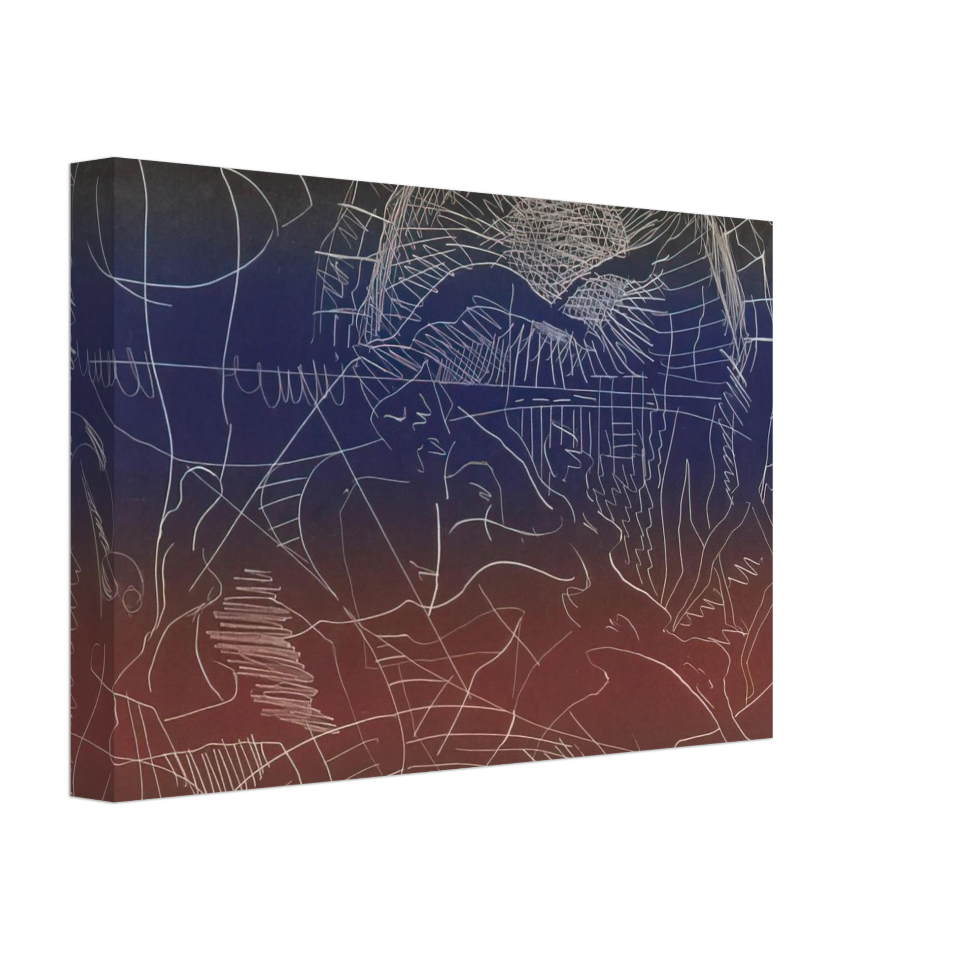 Man Ray - UNTITLED ABSTRACT Canvas - 70x100 cm / 28x40 inches-canvas